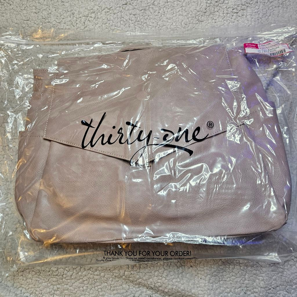 Thirty-One Women's Stone Distressed Pebble On Point Backpack - Picture 4 of 5